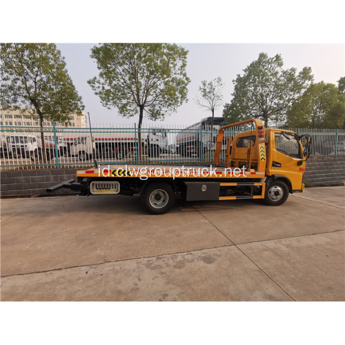 JAC 4x2 truk derek jalan flatbed derek